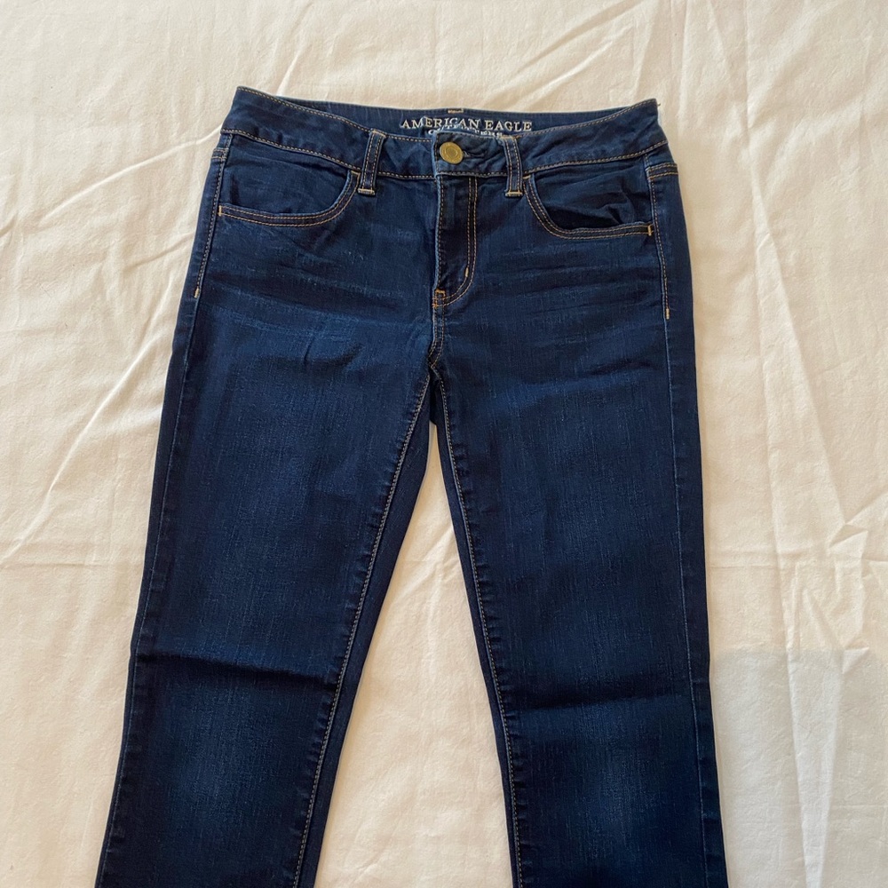 American Eagle Dark Wash Super Stretch Jegging